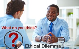 The April Ethical Dilemma: Questioning the Competition