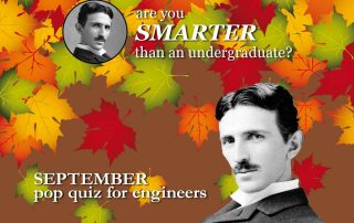 September Pop Quiz for Engineers