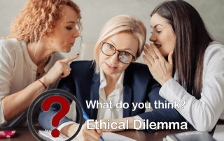 The October Ethical Dilemma: Conflicting Interests?
