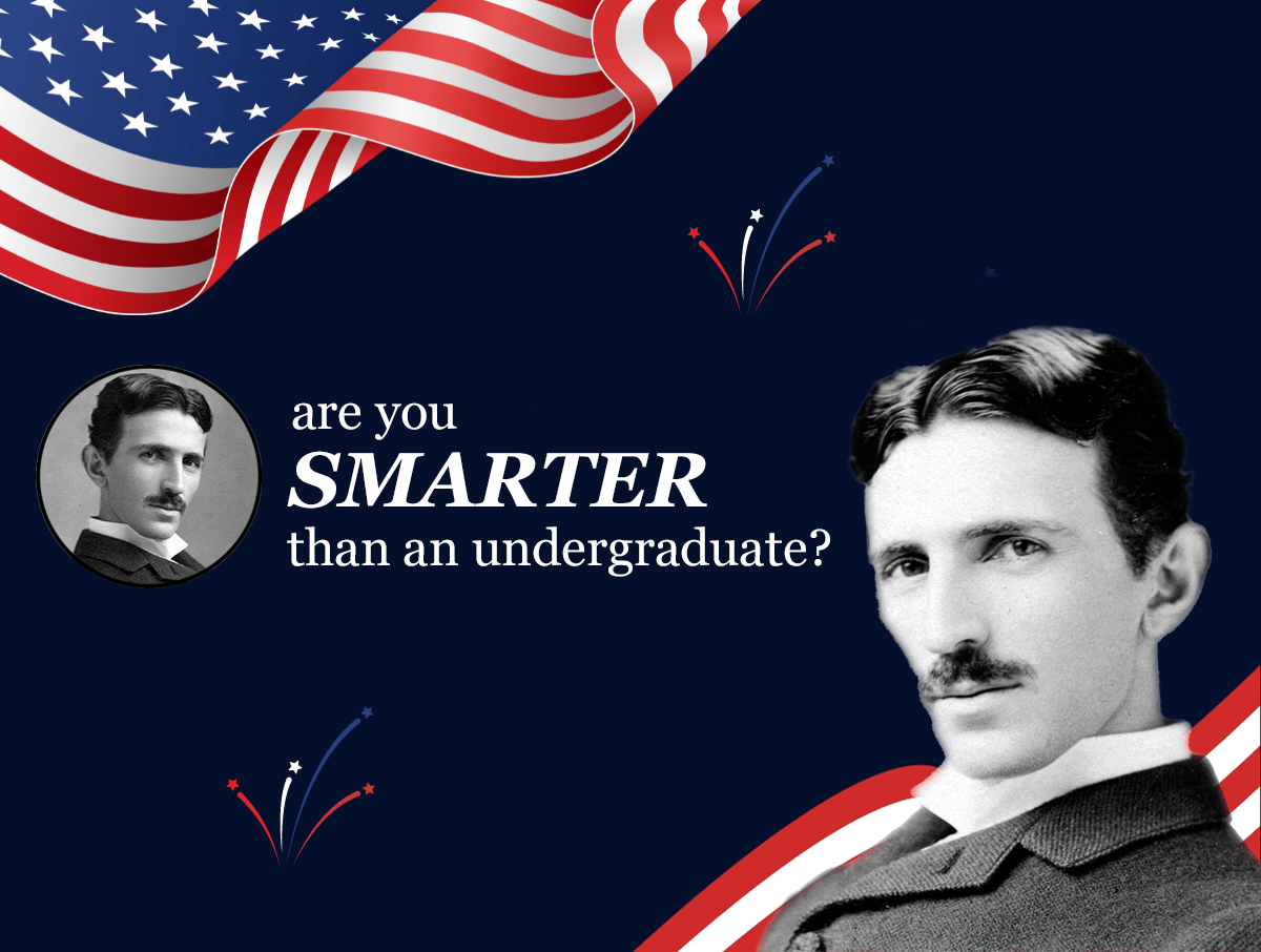 Are you smarter than an undergraduate?