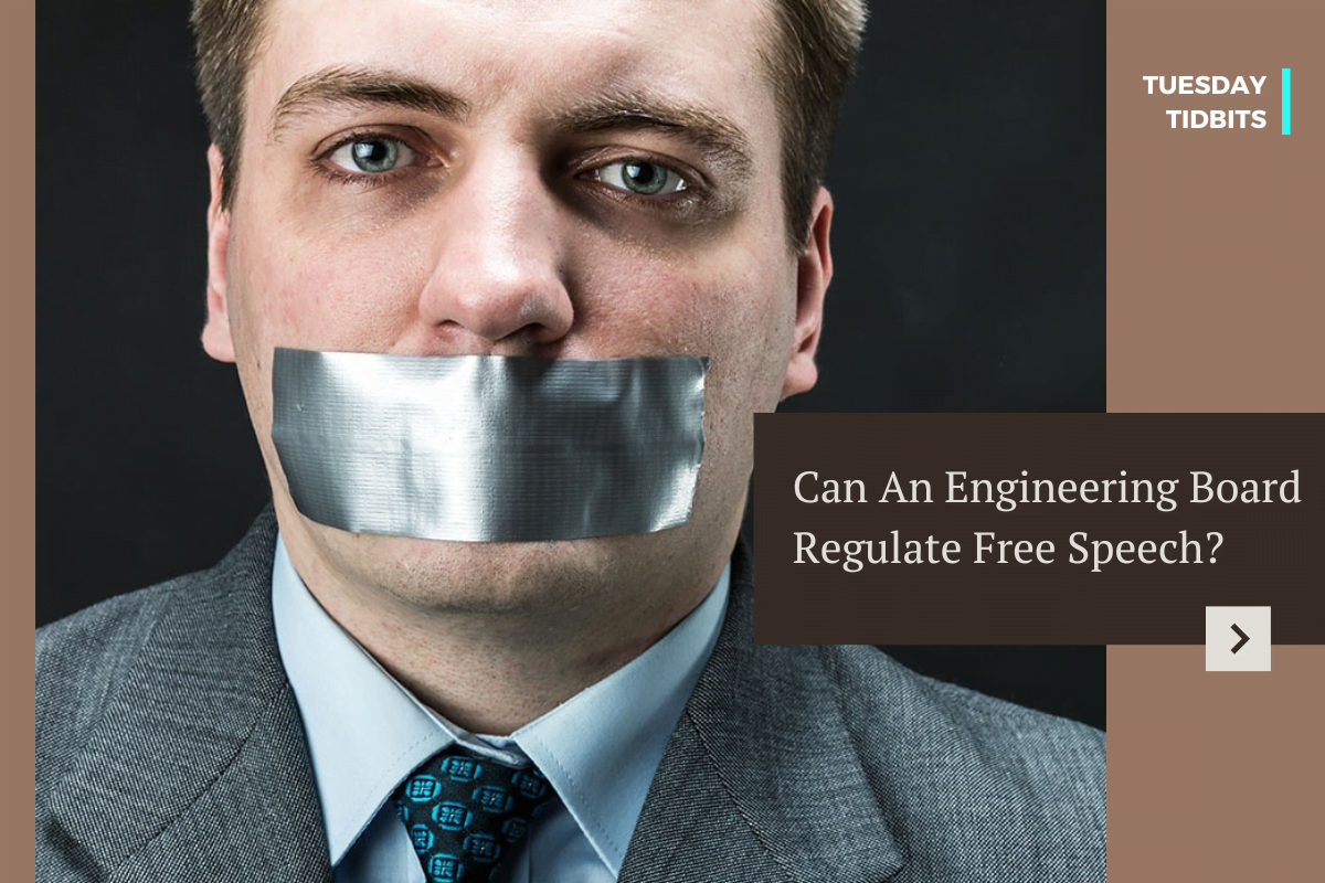 Can An Engineering Board Regulate Free Speech?